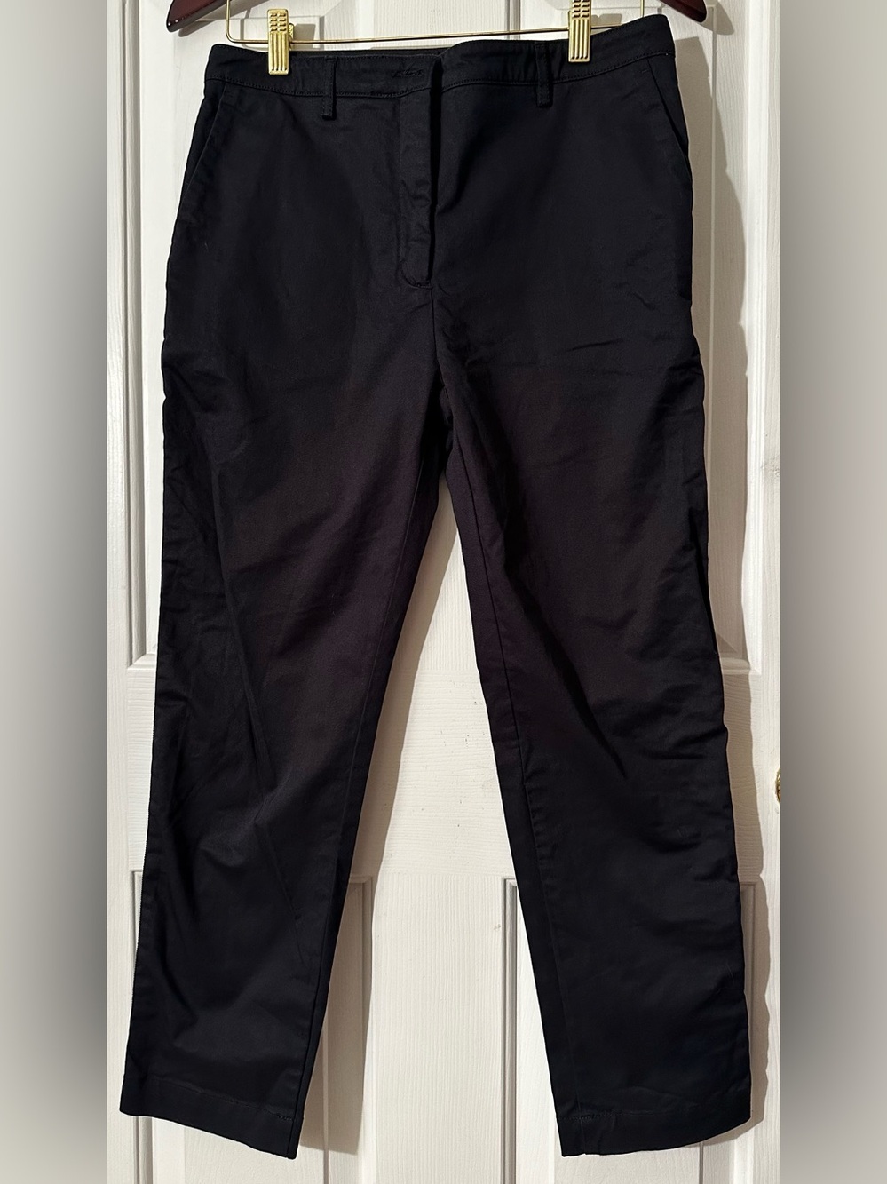 KENZO Paris Quiet Luxury Elevated Basics 38 US 6 Cotton Navy Pants Tuxedo Stripe